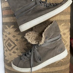 Shearling lined Ugg high tops